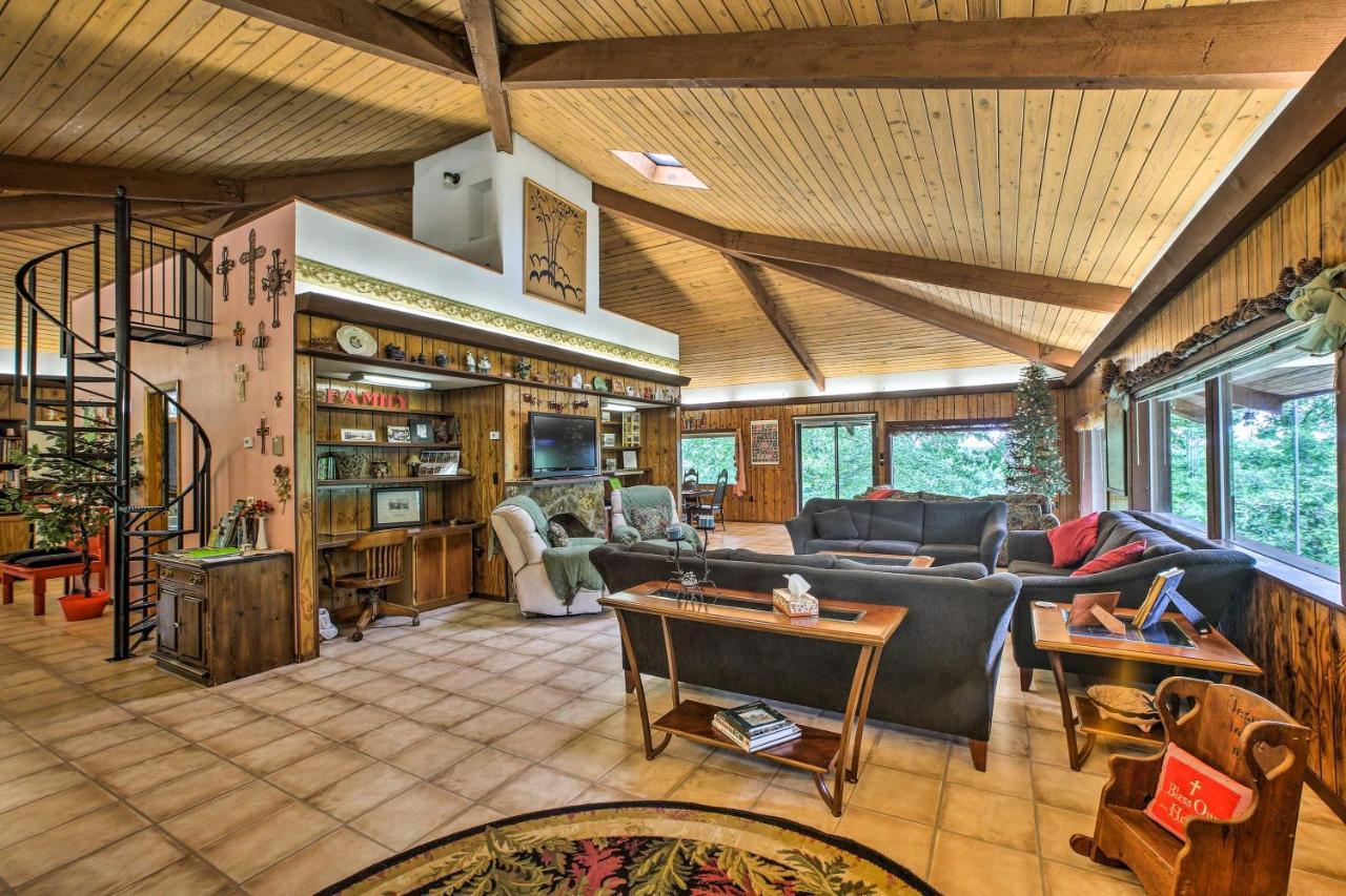 Pine Lodge Cabin On 450 Acres In Ozark Mountains Ponca Bagian luar foto